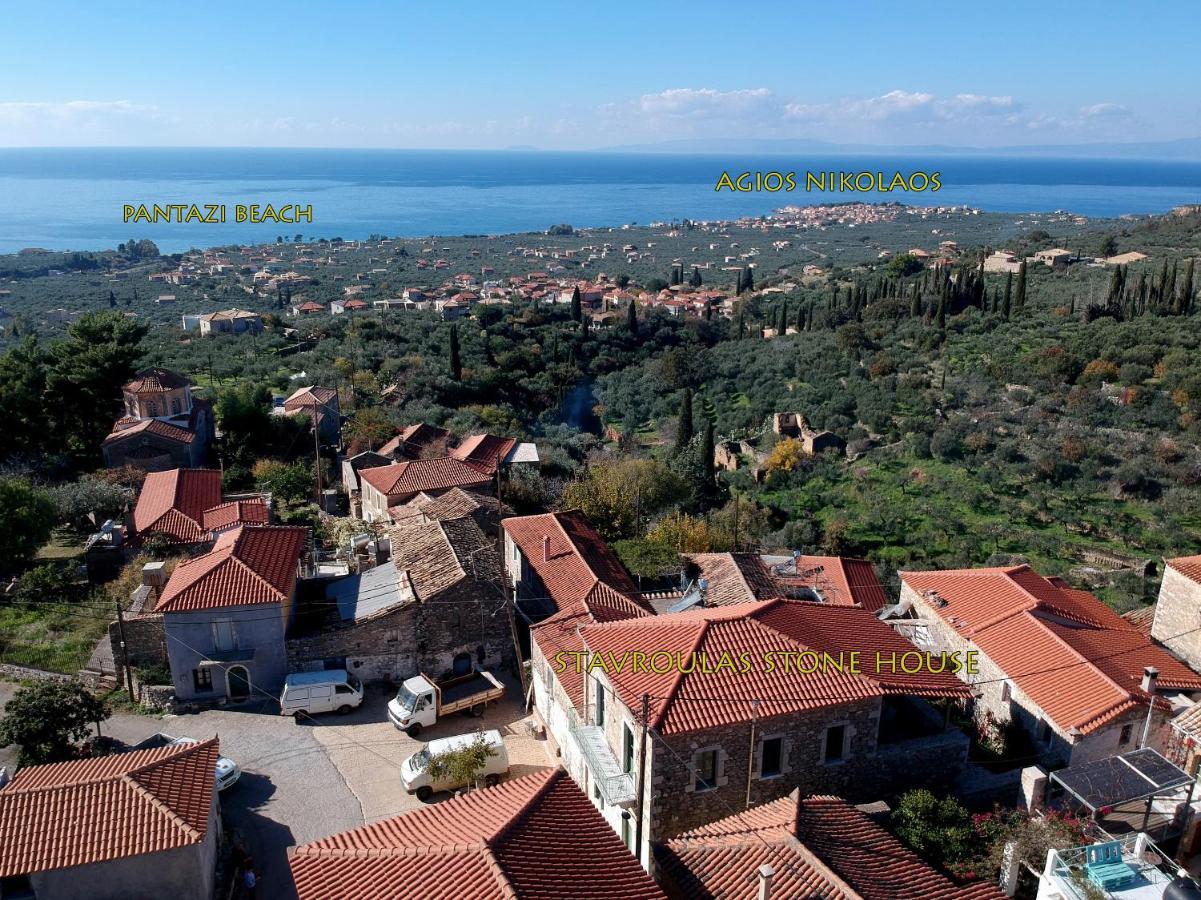 Stavroulas Stone House In Rigklia, Messinia Riglia Экстерьер фото