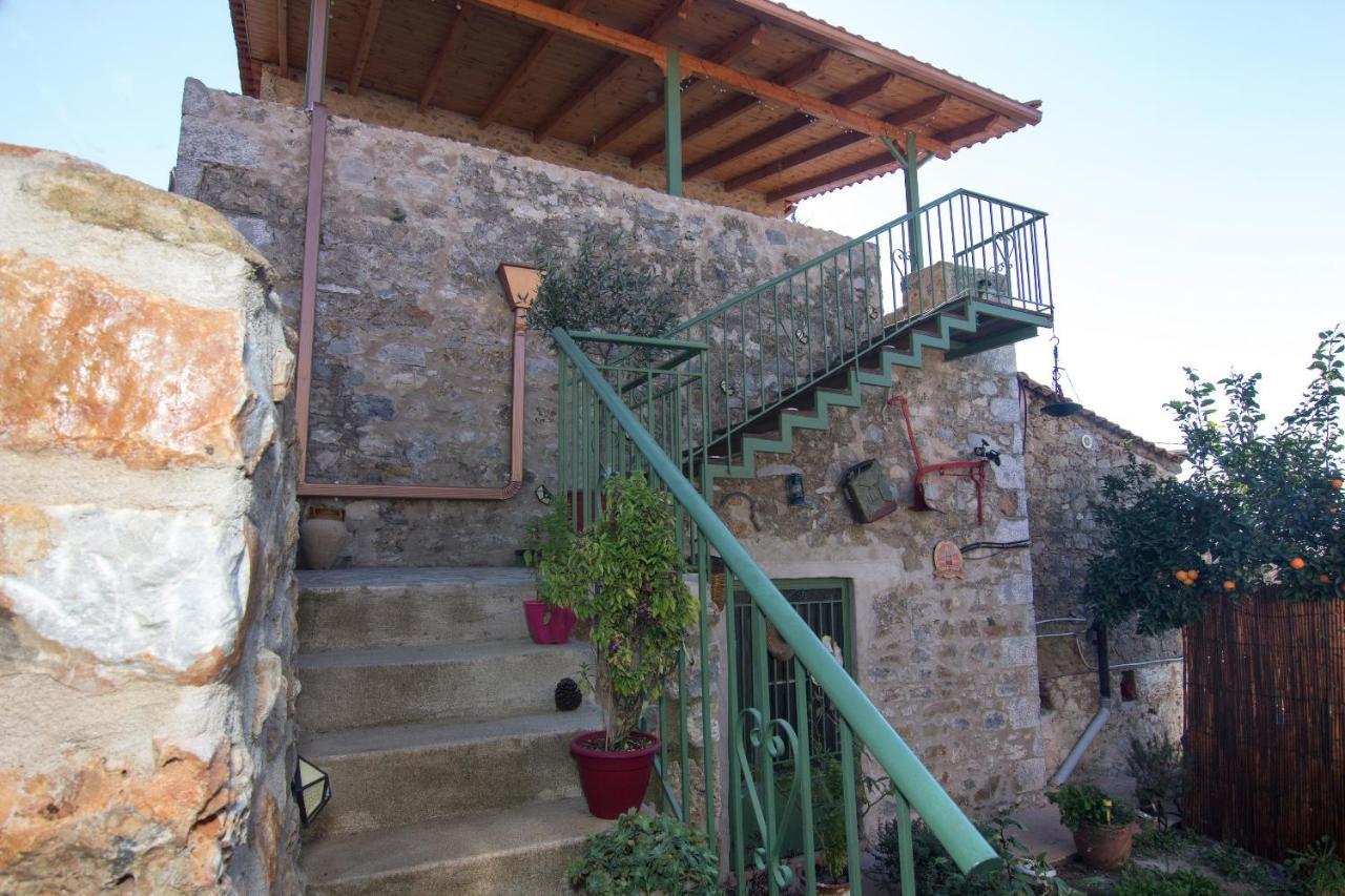 Stavroulas Stone House In Rigklia, Messinia Riglia Экстерьер фото